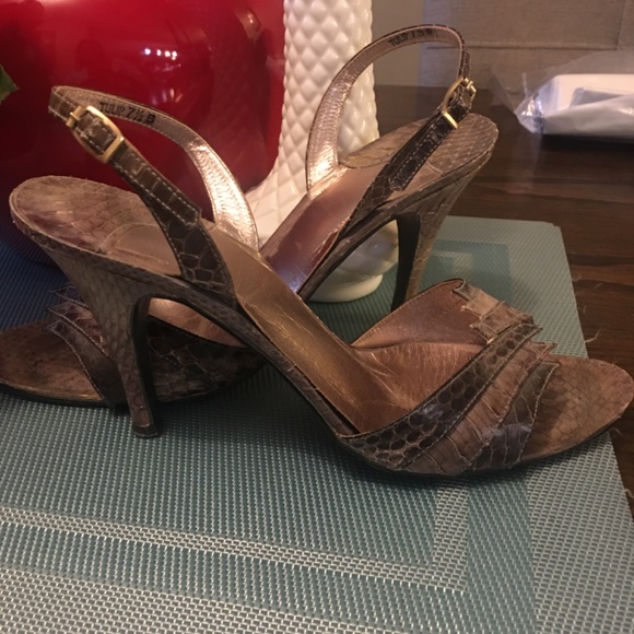 Vintage Snake Skin Shoes - Picture 2 of 5
